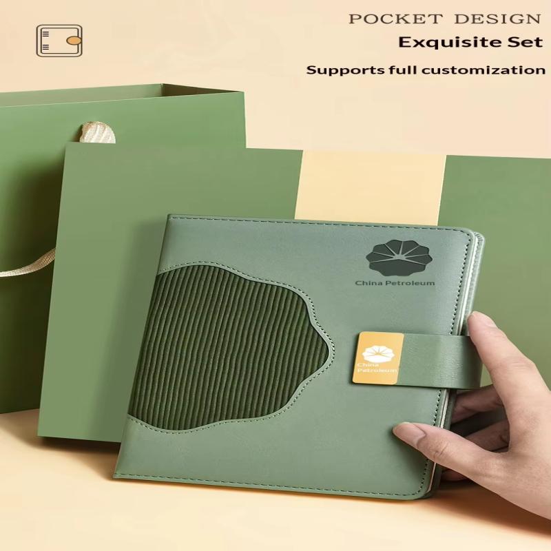 Set Cadou Corporate Personalizat pentru Notebook Pen Thermos U Disk Cutie Cadou