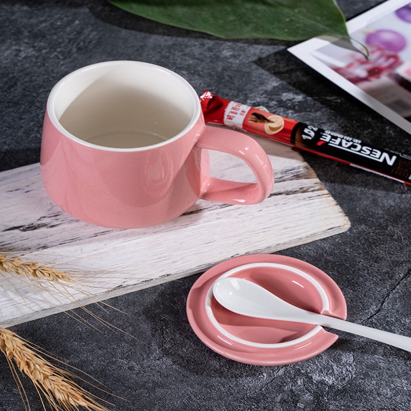 Cana de cafea din ceramică minimalistă nordică cu logo personalizat ceașcă cu apă de 400 ml