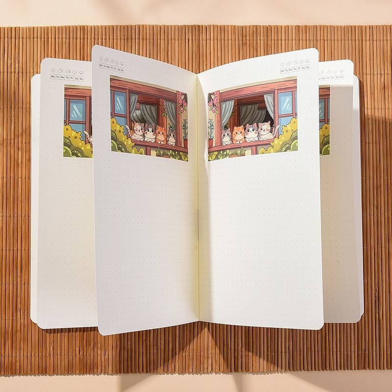 Caiet de jurnal cu puncte A5 în stil chinezesc tăiat în hârtie 3D Caiet de jurnal cu puncte A5 în stil chinezesc tăiat în hârtie 3D