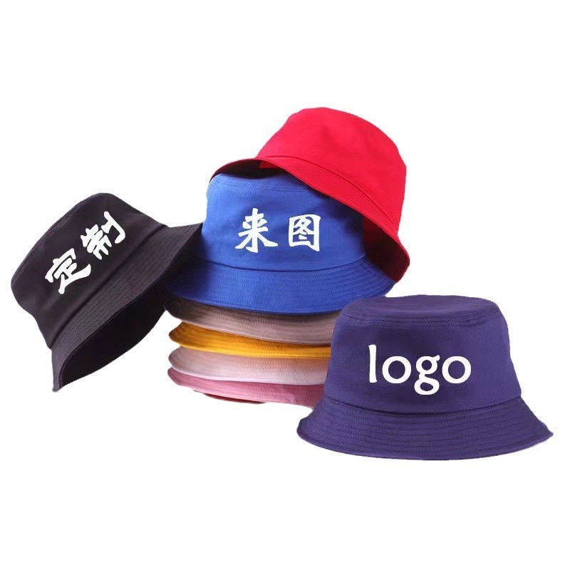 Pălărie de găleată din bumbac cu logo personalizat