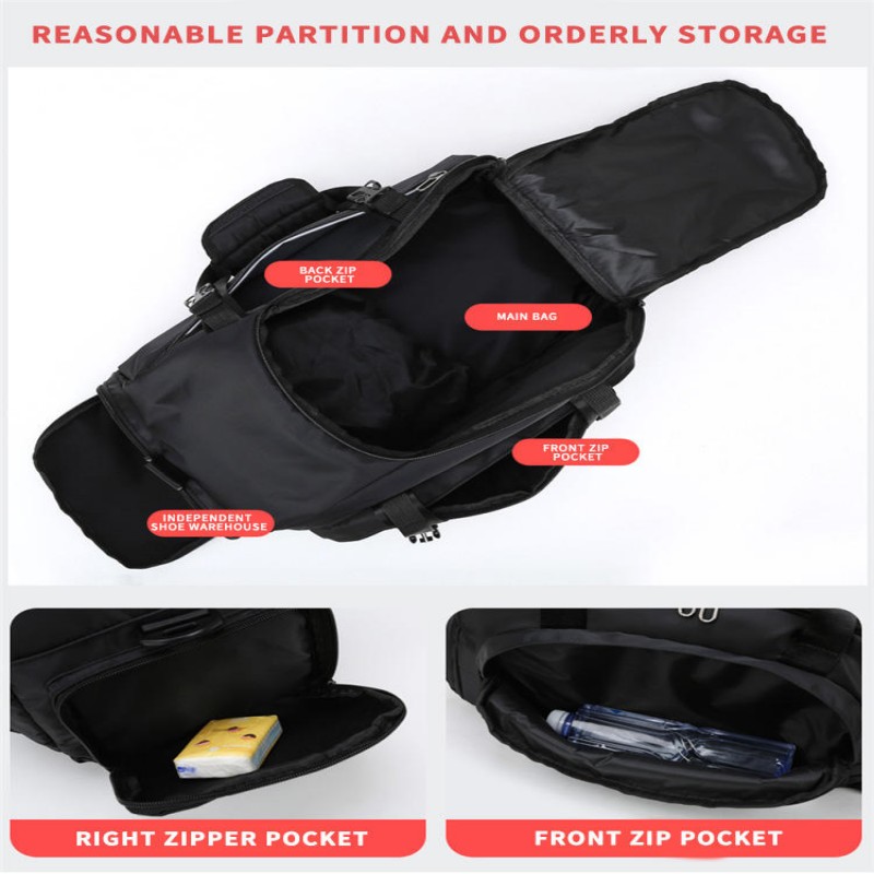 Geantă duffle multifuncțională cu logo personalizat