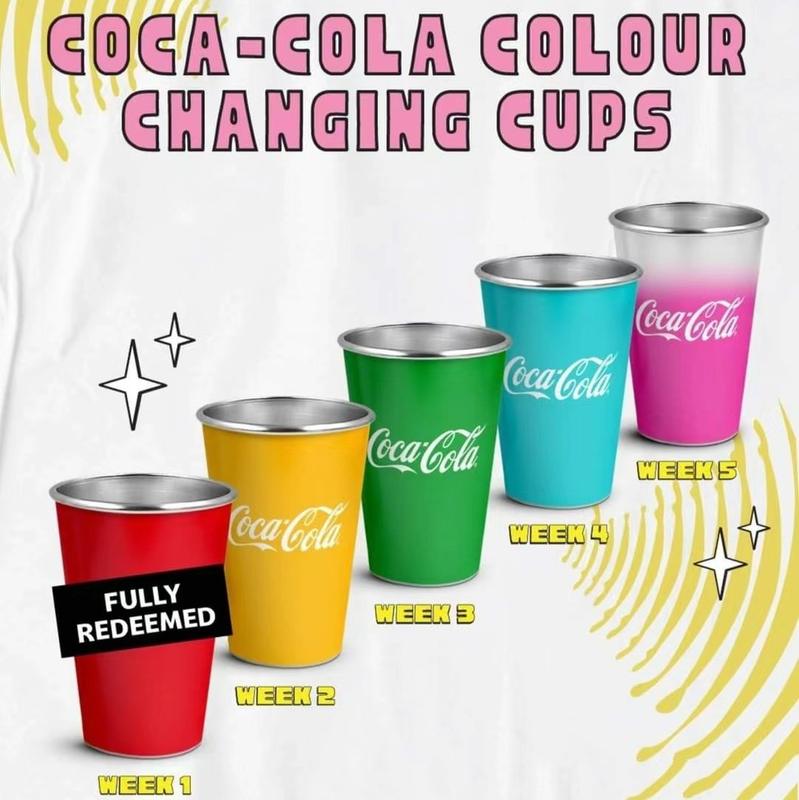 Cupă de petrecere reutilizabilă din aluminiu care își schimbă culoarea de 470 ml