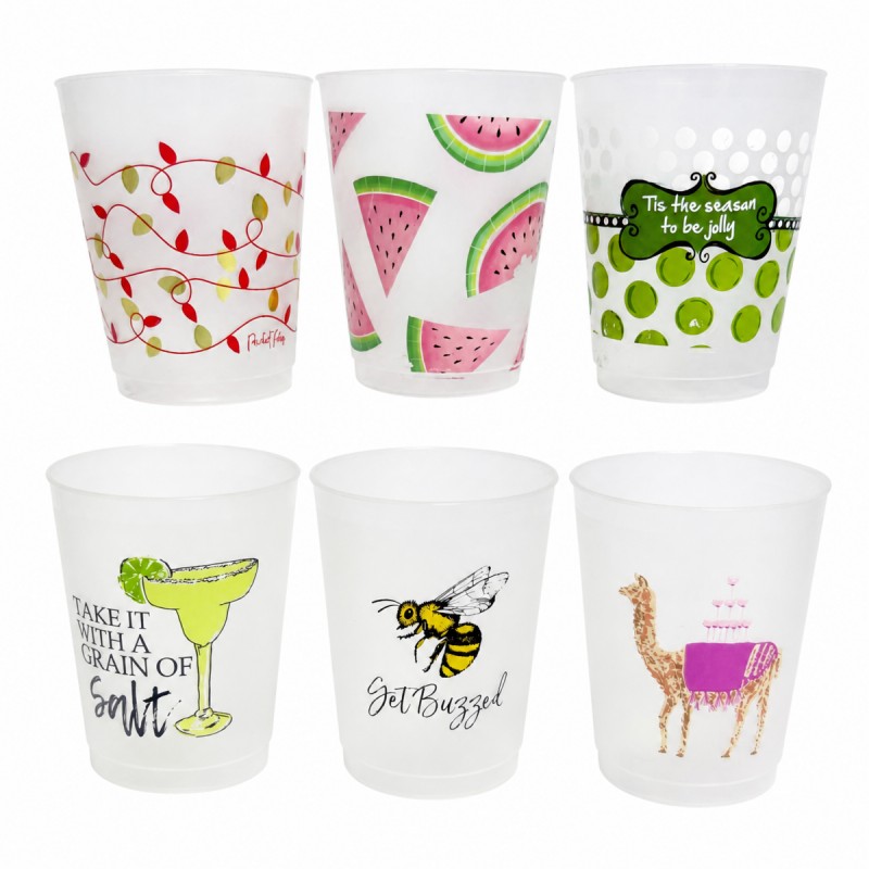 Cupă de stadion din plastic mată de 16 oz cu logo personalizat Cupă de stadion din plastic mată de 16 oz cu logo personalizat