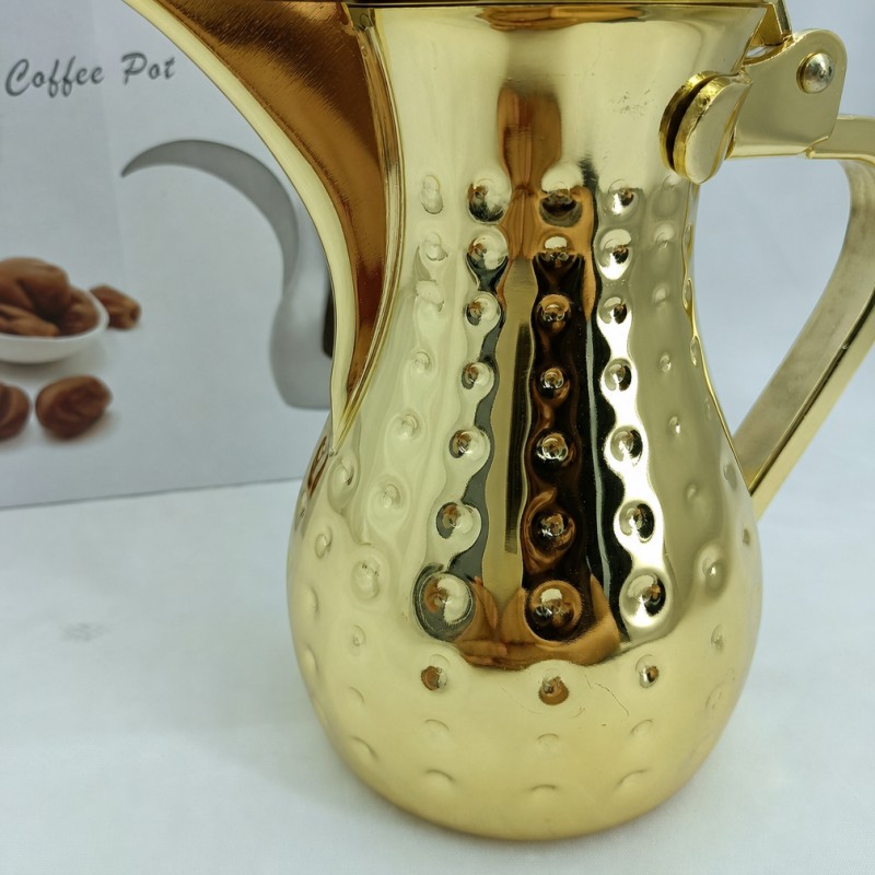Servitor de ceai cafea din oțel inoxidabil Arab Dallah Pot
