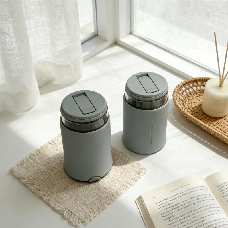 Modular Glass Travel Tea Set With Silicone Protective Sleeve