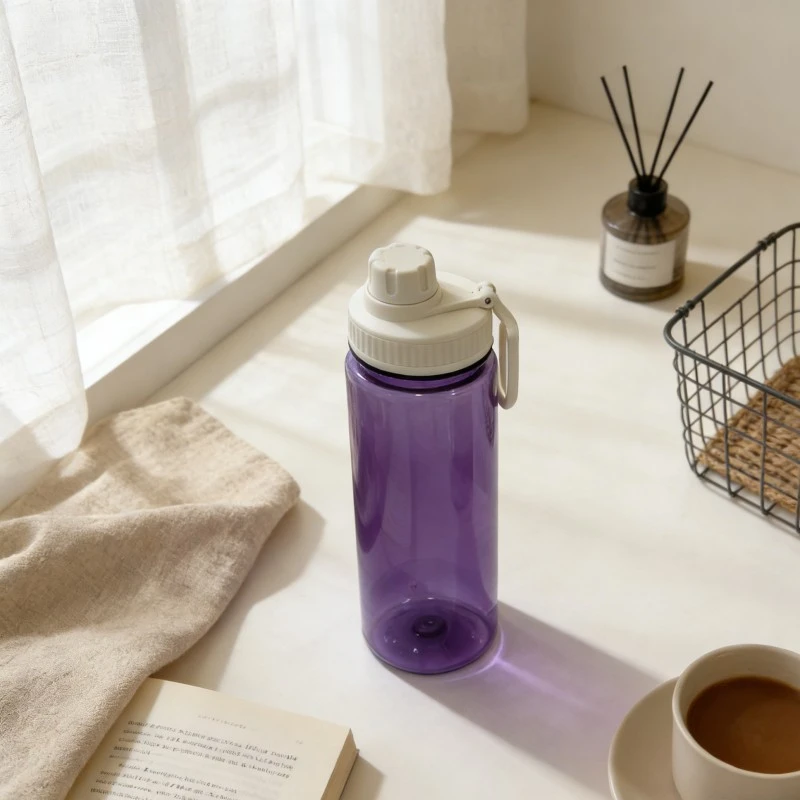 Large Capacity Transparent Plastic Sports Water Bottles