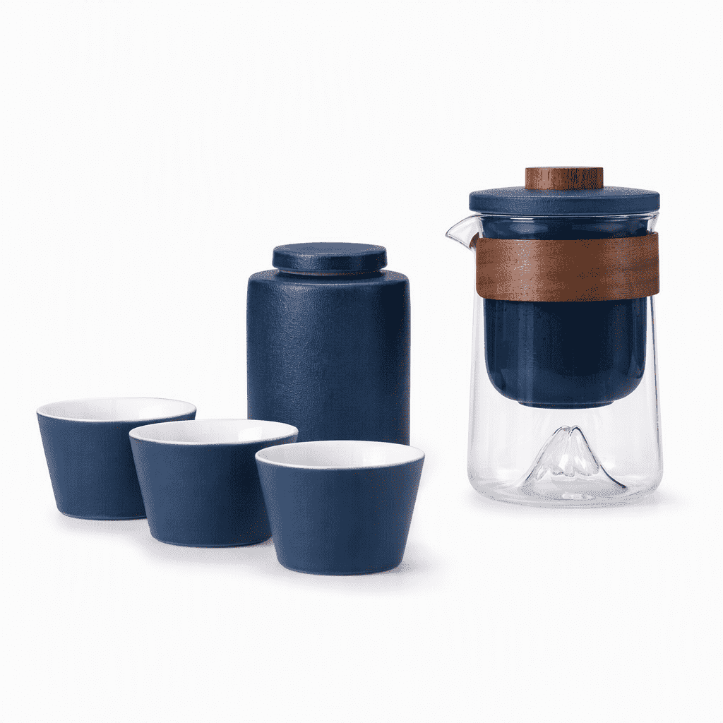 Set de ceai personalizat cutie cadou cu caiet și stilou