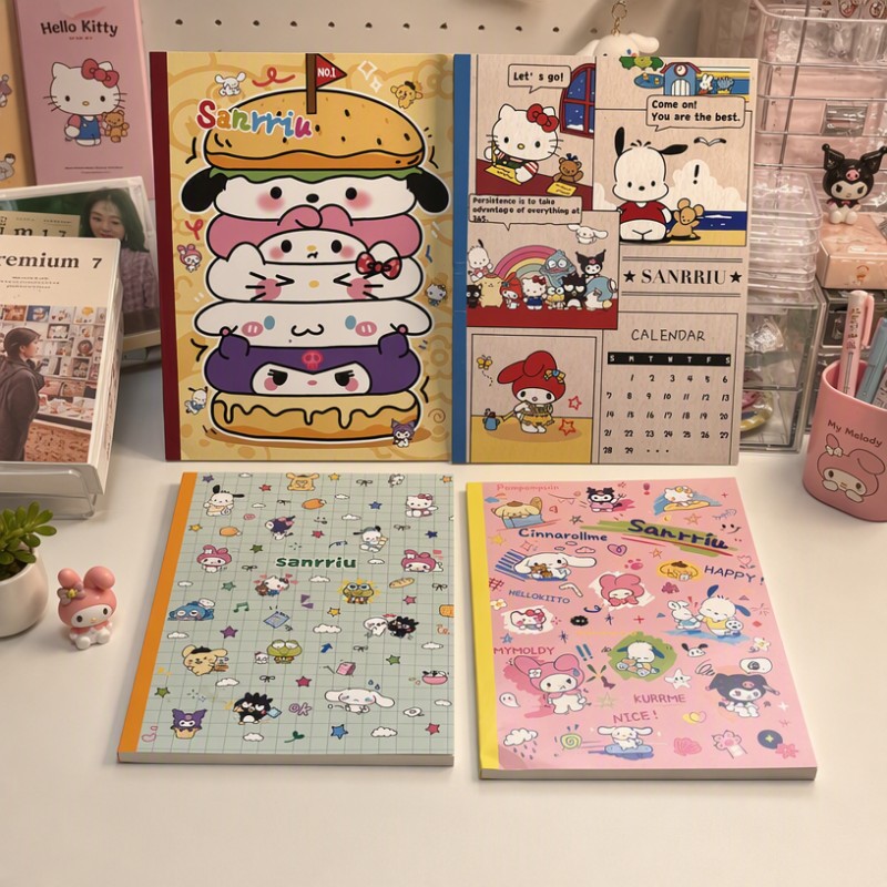 Cute Cartoon Graffiti Hardcover A5 Journal Notebook