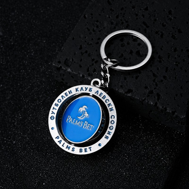 Brelocuri din metal rotative personalizate