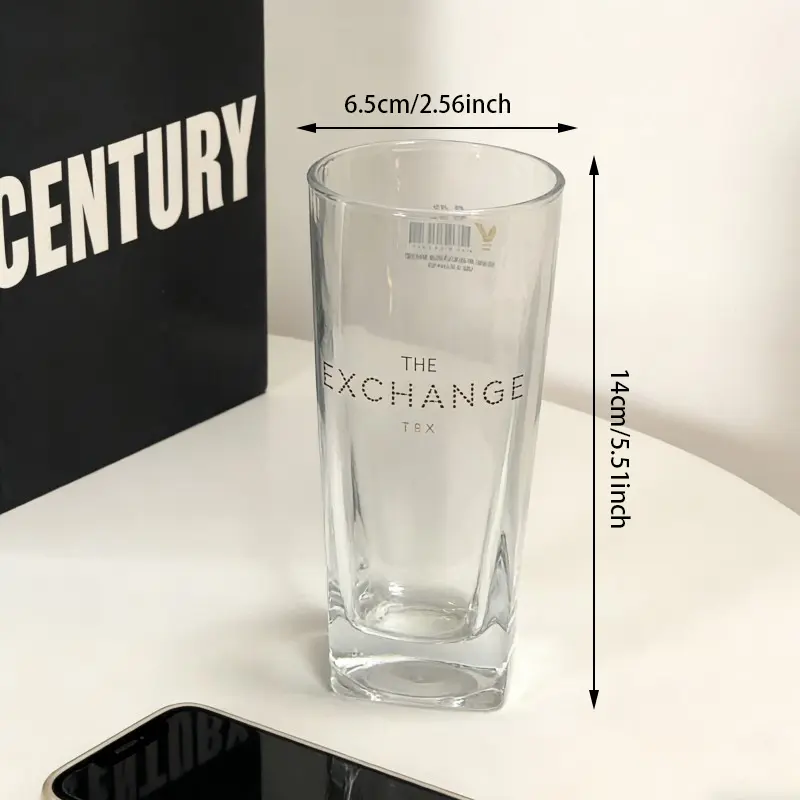 Pahare pătrate din sticlă borosilicată